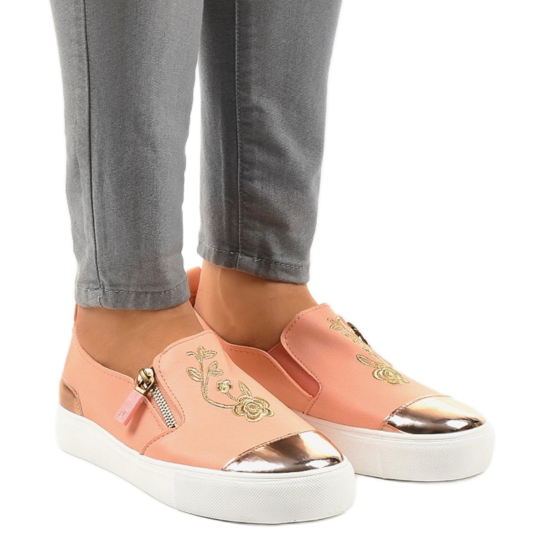 Klasické růžové tenisky A-89 růžový