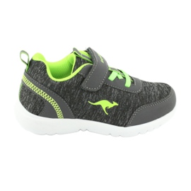 KangaRoos Sports Children's Shoes 02051 Grey/Green šedá