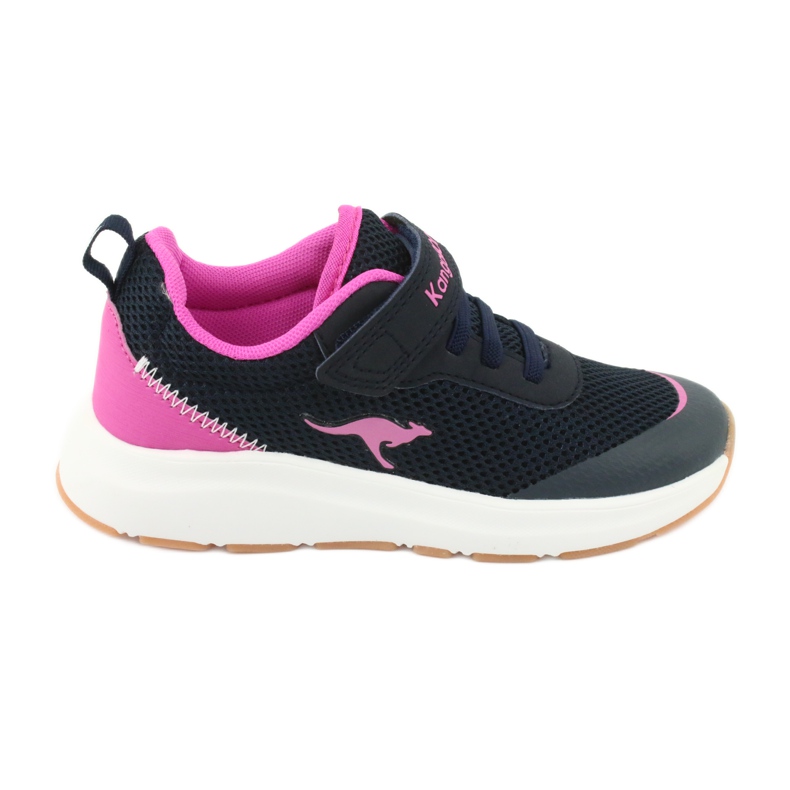 Kangaroos18507 Navy/Pink Sports Children's Shoes modrý