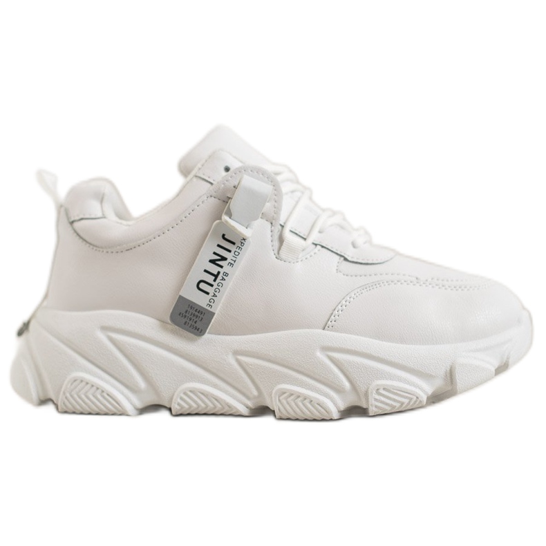 Bella Paris Šněrovací bílé tenisky bílý