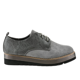 Šedé jazzové boty JN-31 šedá Šedé jazzové boty JN-31 šedá