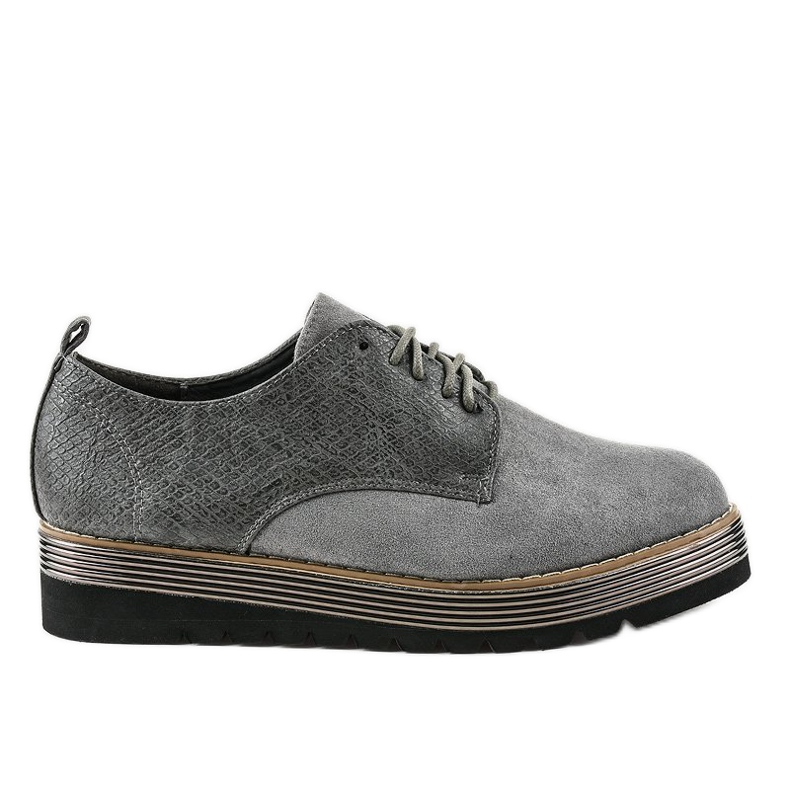Šedé jazzové boty JN-31 šedá Šedé jazzové boty JN-31 šedá