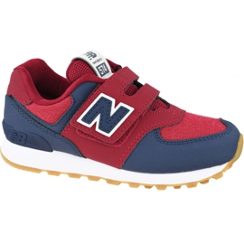 Boty New Balance Jr YV574DMI červený