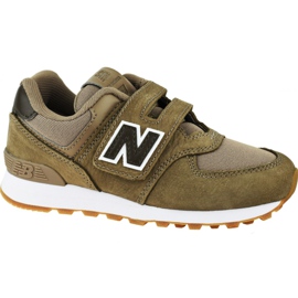 Boty New Balance Jr YV574PRB hnědý
