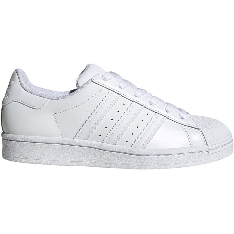 Bílé dětské boty Adidas Superstar J EF5399 bílý