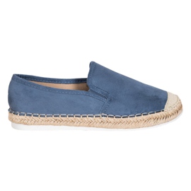Goodin Semišové espadrilky modrý Goodin Semišové espadrilky modrý