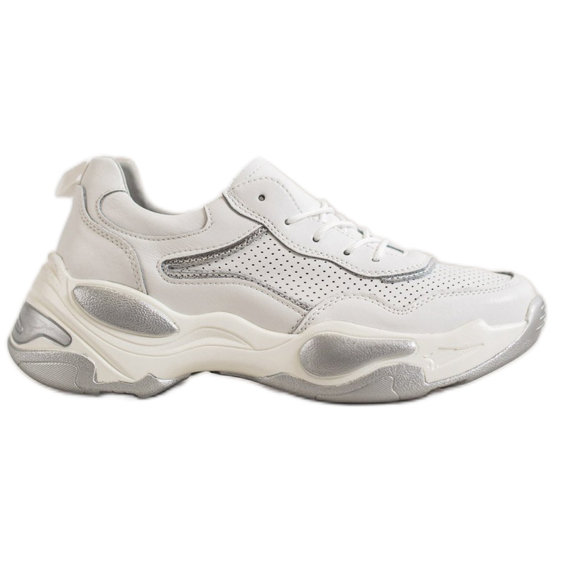 Goodin Kožené tenisky bílý vícebarevný