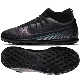 Kopačky Nike Mercurial Superfly 7 Club Tf Jr AT8156-010 vícebarevný černá