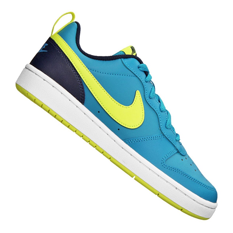Boty Nike Court Borough Low 2 Jr BQ5448-400 modrý
