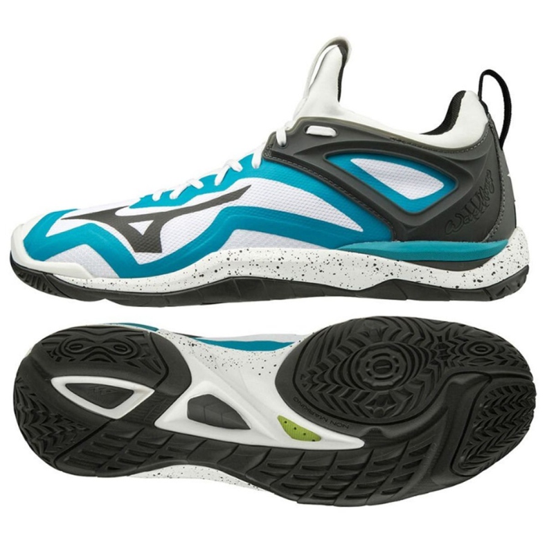 Házenkářské boty Mizuno Wave Mirage 3 M X1GA195085 vícebarevný modrý