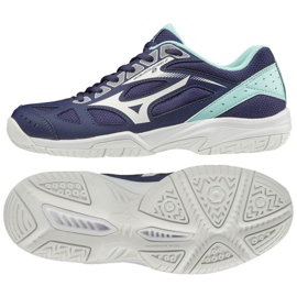 Volejbalové boty Mizuno Cyclone Speed ​​2 Jr V1GD191015 vícebarevný námořnická modř