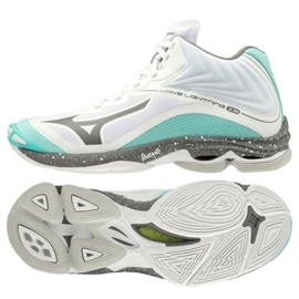 Volejbalové boty Mizuno Wave Lightning Z6 W V1GC200532 vícebarevný bílý
