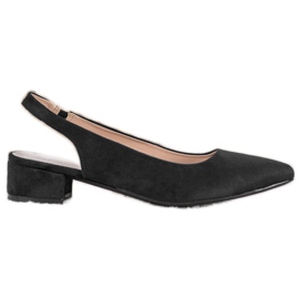 Goodin Lodičky s objevenou patou černý