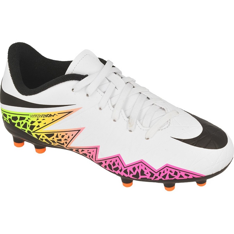 Kopačky Nike Hypervenom Phelon Ii Fg Jr 744943-108 vícebarevný bílý