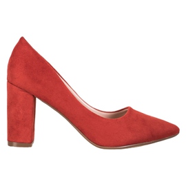 Ideal Shoes Lososové lodičky na vysokém podpatku vícebarevný pomerančový
