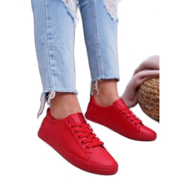 Červené tenisky Big Star DD274686 červený