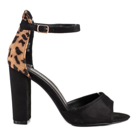 Goodin Lodičky s puntíky hnědý černý