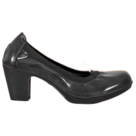 SHELOVET Pohodlné ležérní lodičky černá SHELOVET Pohodlné ležérní lodičky černá