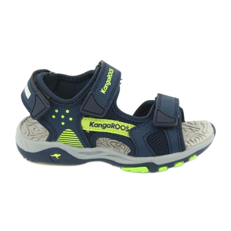 KangaRoos Boys Sandals Foam Intows Navy/Green 18337 modrý