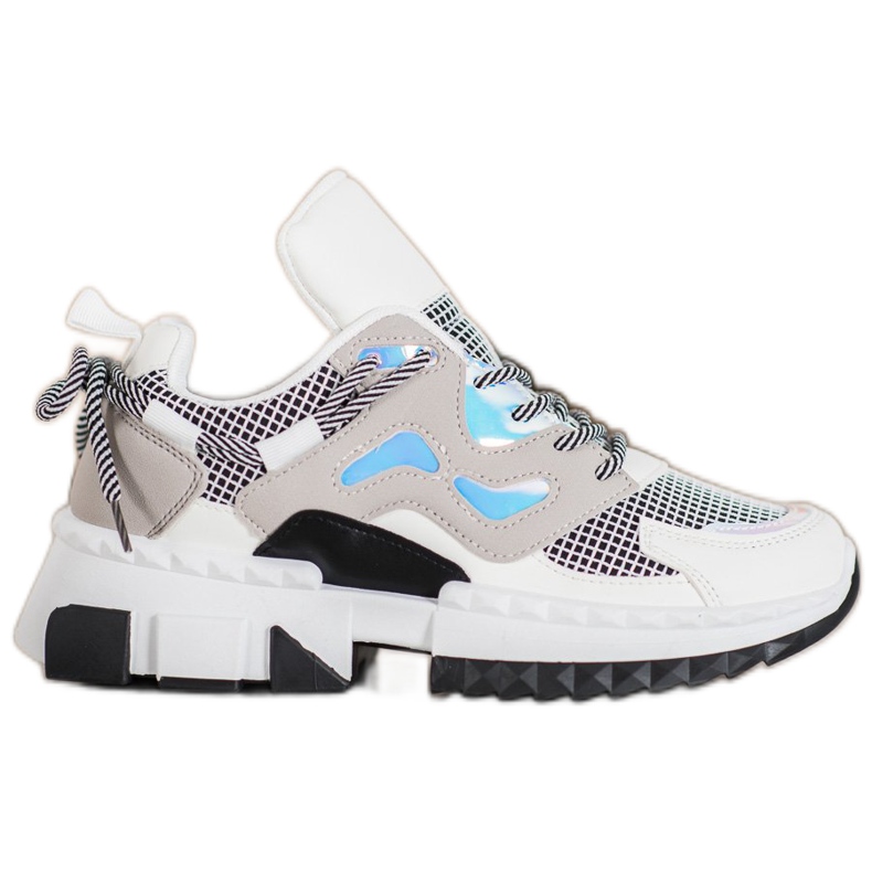 Seastar Stylové tenisky s efektem Holo bílý vícebarevný Seastar Stylové tenisky s efektem Holo bílý vícebarevný