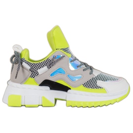 Seastar Stylové tenisky s efektem Holo vícebarevný žlutá Seastar Stylové tenisky s efektem Holo vícebarevný žlutá