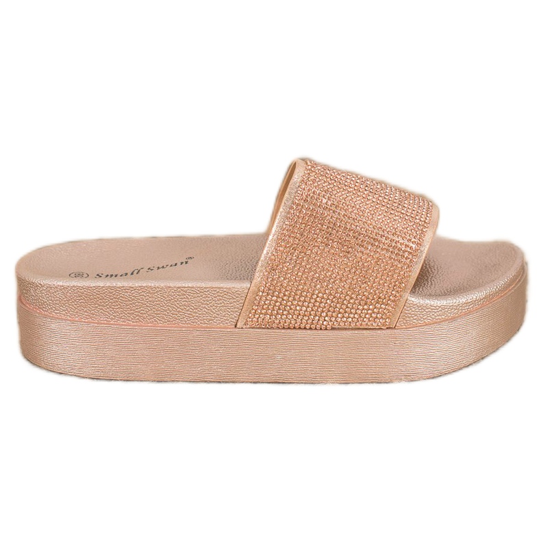 SHELOVET Pantofle Na Platformě žlutá