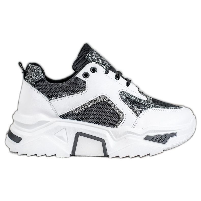 Seastar Módní tenisky s třpytkami bílý černá