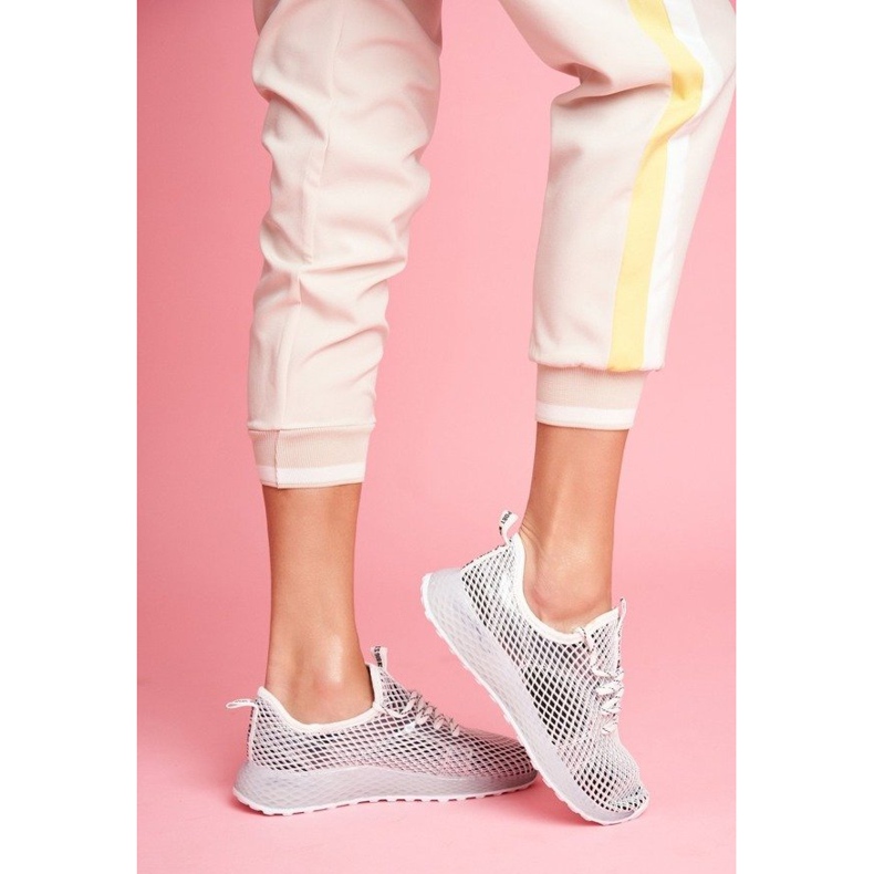 Bílé sportovní boty pro ženy Big Star FF274349 bílý
