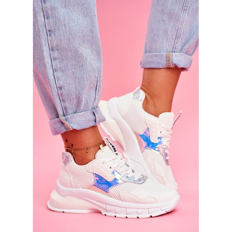 SEA Bílé sportovní boty LA82 bílý