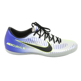 Sálová obuv Nike MercurialX Victory Vi Neymar Ic M 921516-407 stříbrný Sálová obuv Nike MercurialX Victory Vi Neymar Ic M 921516-407 stříbrný