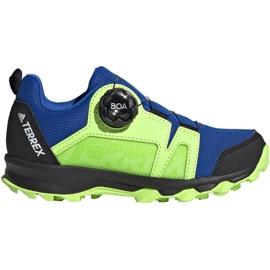 Boty adidas Terrex Agravic Boa K Jr EE8475 námořnická modř modrý vícebarevný zelený