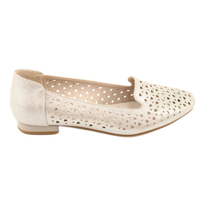 M.Daszyński Lords zlaté balerínky Daszyński SA151 hnědý šedá M.Daszyński Lords zlaté balerínky Daszyński SA151 hnědý šedá