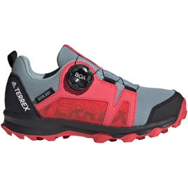 Boty Adidas Terrex Agravic Boa K Jr EH2687 červený šedá