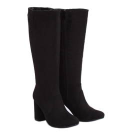 Černé boty na vysokém podpatku PE252P Black Ii Species černý