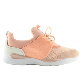 Ultralehké růžové sportovní boty BY-069 Pink II Quality růžový