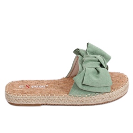 Zelené espadrilky JH115P zelené zelený