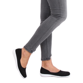 IC03 Balerínky z černé síťoviny černá