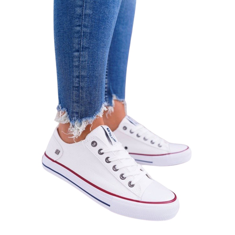 Dámské tenisky Big Star Rubber Toe White DD274336 bílý