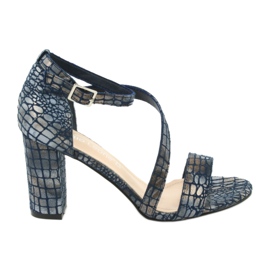 Sandály Gladiator Sergio Leone SK870 navy blue námořnická modř modrý