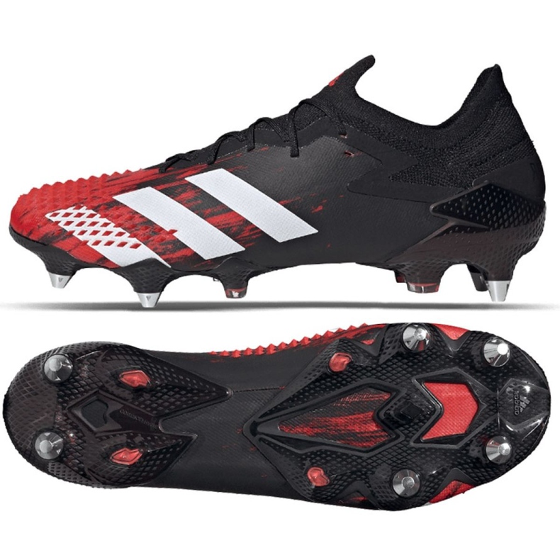Kopačky Adidas Predator Mutator 20 Sg M EF2207 vícebarevný černá