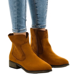 22M hnědé kovbojské boty hnědý