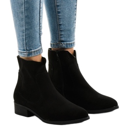 22M černé kovbojské boty černý