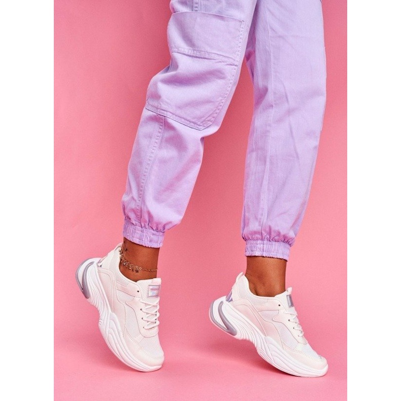 SEA Bílé sportovní dámské boty BL205 bílý vícebarevný