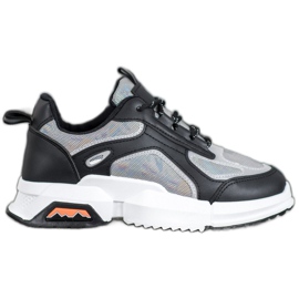 SHELOVET Sportovní tenisky na platformě černá vícebarevný