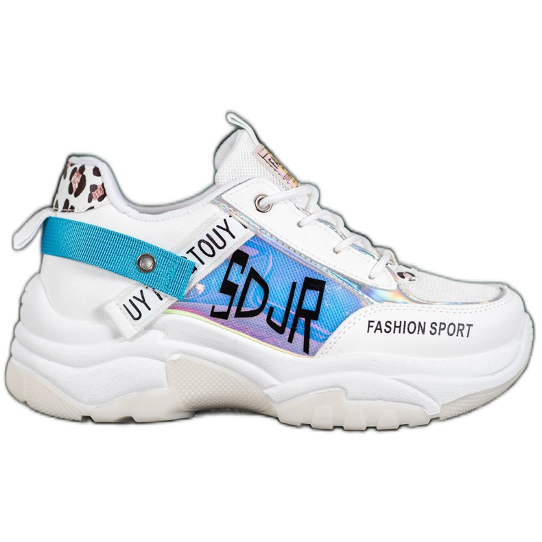 SHELOVET Módní sportovní tenisky bílý vícebarevný SHELOVET Módní sportovní tenisky bílý vícebarevný