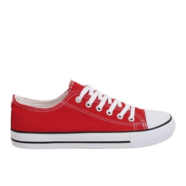 Klasické červené dámské tenisky XL03 Red červený