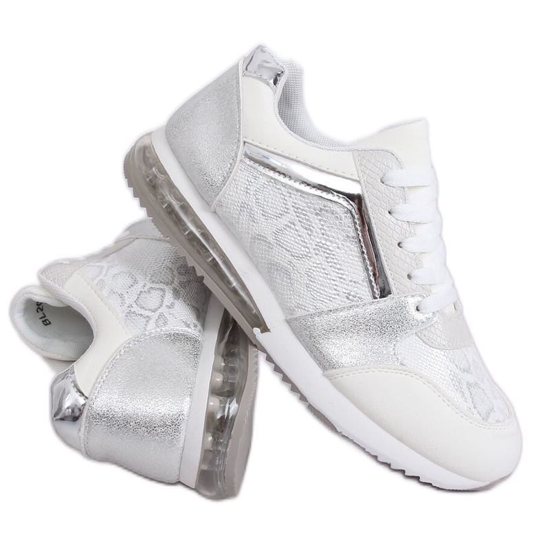 Bílé dámské sportovní boty BL206 White bílý