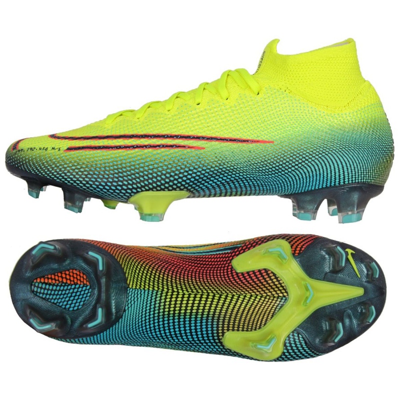 Kopačky Nike Mercurial Superfly 7 Elite Mds Fg M BQ5469-703 vícebarevný žlutá