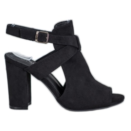 Seastar Stylové sandály na baru černá Seastar Stylové sandály na baru černá