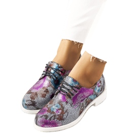 Klasické černé květinové jazzové boty ZG629-1 černá